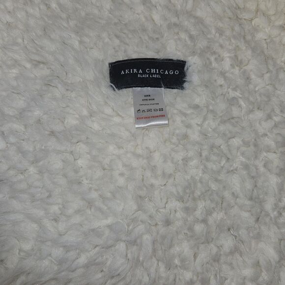 AKIRA Black Label Chicago Beige Vest Faux Fur Suede Sleeveless Long Soft OS - Picture 4 of 7